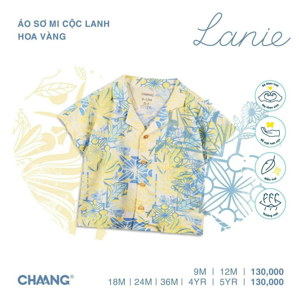 Áo Sơ Mi Cộc Lanh Santorini CHAANG  SS23D4