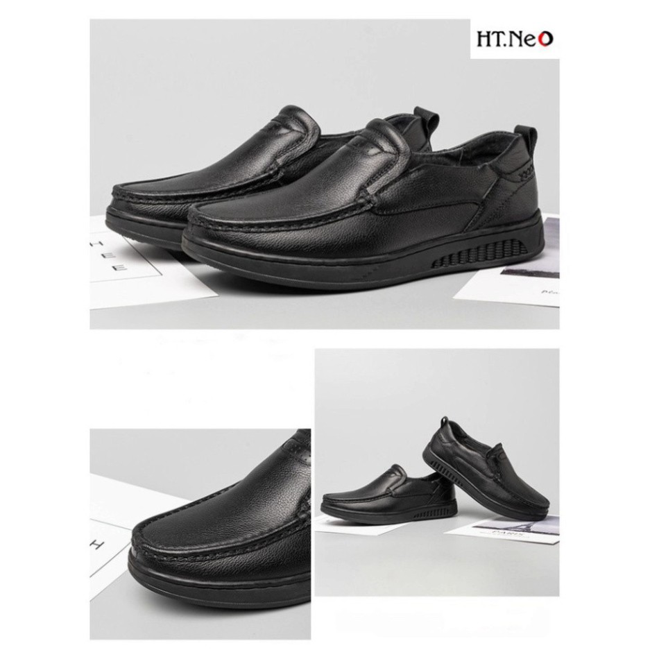 Giày lười xuất khẩu nam ❤️ HK.STOR ❤️ da xịn hàng xuất khẩu siêu bền, siêu êm chân lót da cao cấp kết hợp đế cao su xịn.