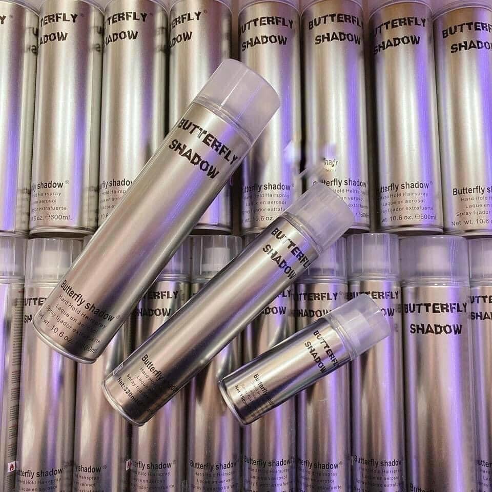 Gôm xịt tóc Butterfly Shadow 600ml
