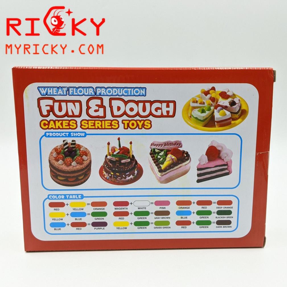Bộ đất sét làm bánh sinh nhật