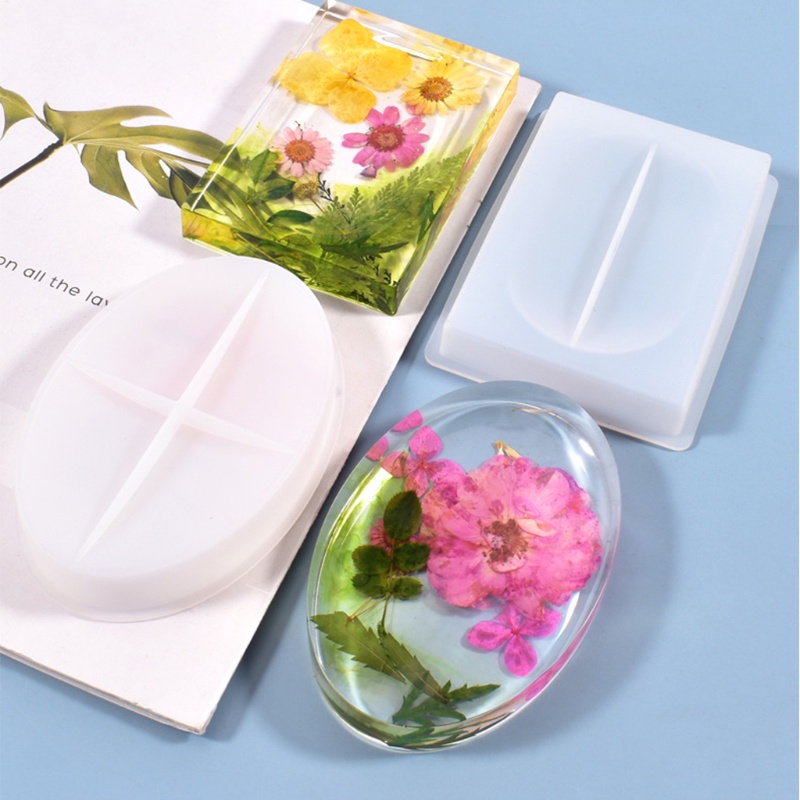 Khuôn Silicone Làm Hộp Đựng Xà Phòng Epoxy UV Thủ Công DIY