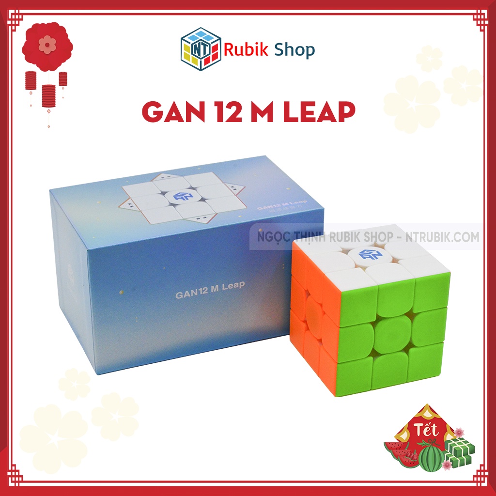 Rubik 3x3x3 GAN 12 SERIES 3 phiên bản Maglev & Gan 12M LEAP Stickerless thumbnail