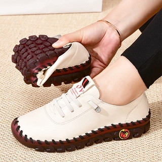 Giày Tennis Da Đế Mềm Thoải Mái Cho Nữ Size 35-41