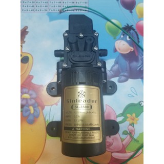 Bơm tăng áp mini 12V sử dụng cho phun sương tưới lan, bình phun thuốc sâu