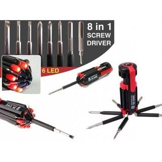 [FREESHIP] VÍT 8 ĐẦU CÓ ĐÈN PIN (3206)