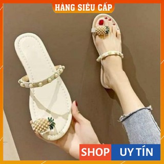 Dép xỏ ngón quả dứa siêu xinh (ảnh thật+video)