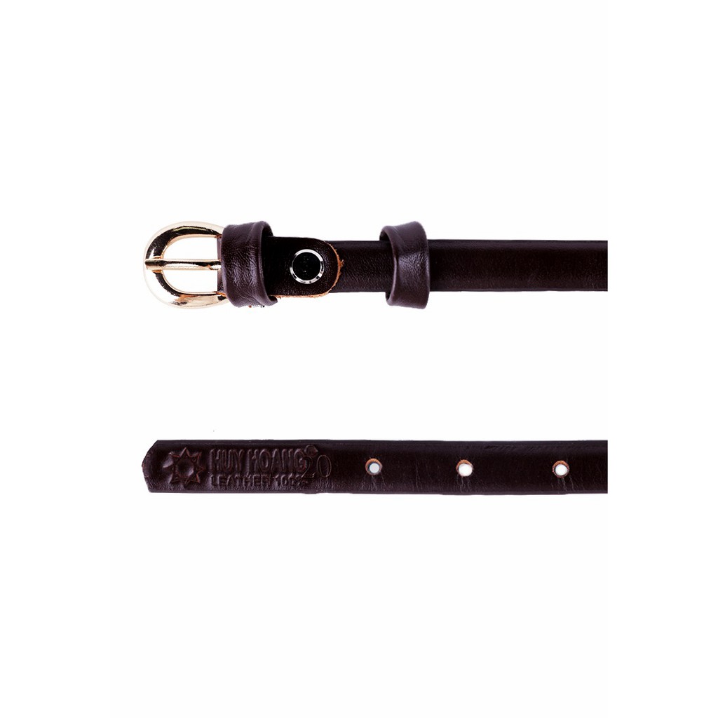 Ví da &amp; Thắt lưng nữ Huy Hoàng da bò màu nâu HP3138-HP5112