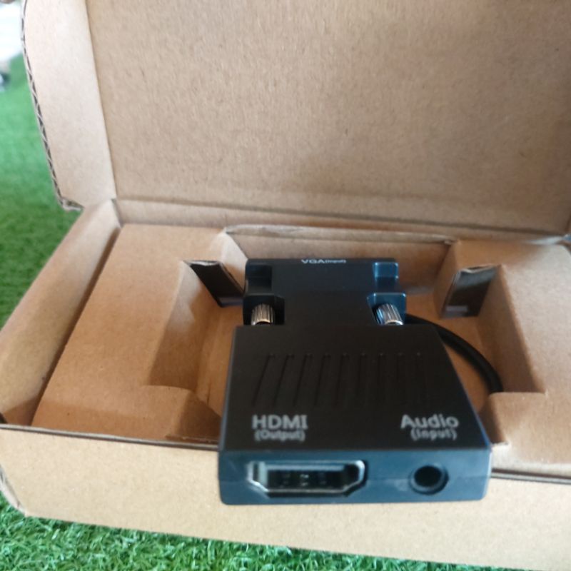 Bộ chuyển đổi VGA sang HDMI có audio hộp đầy đủ