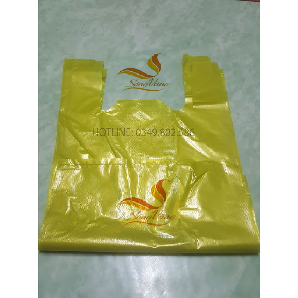 Túi đựng rác thải không in chữ màu vàng, xanh, đen, trắng (đủ size)