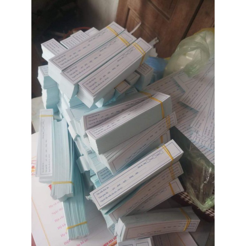 Lưu mẫu thức ăn bóc dán 1000 tem