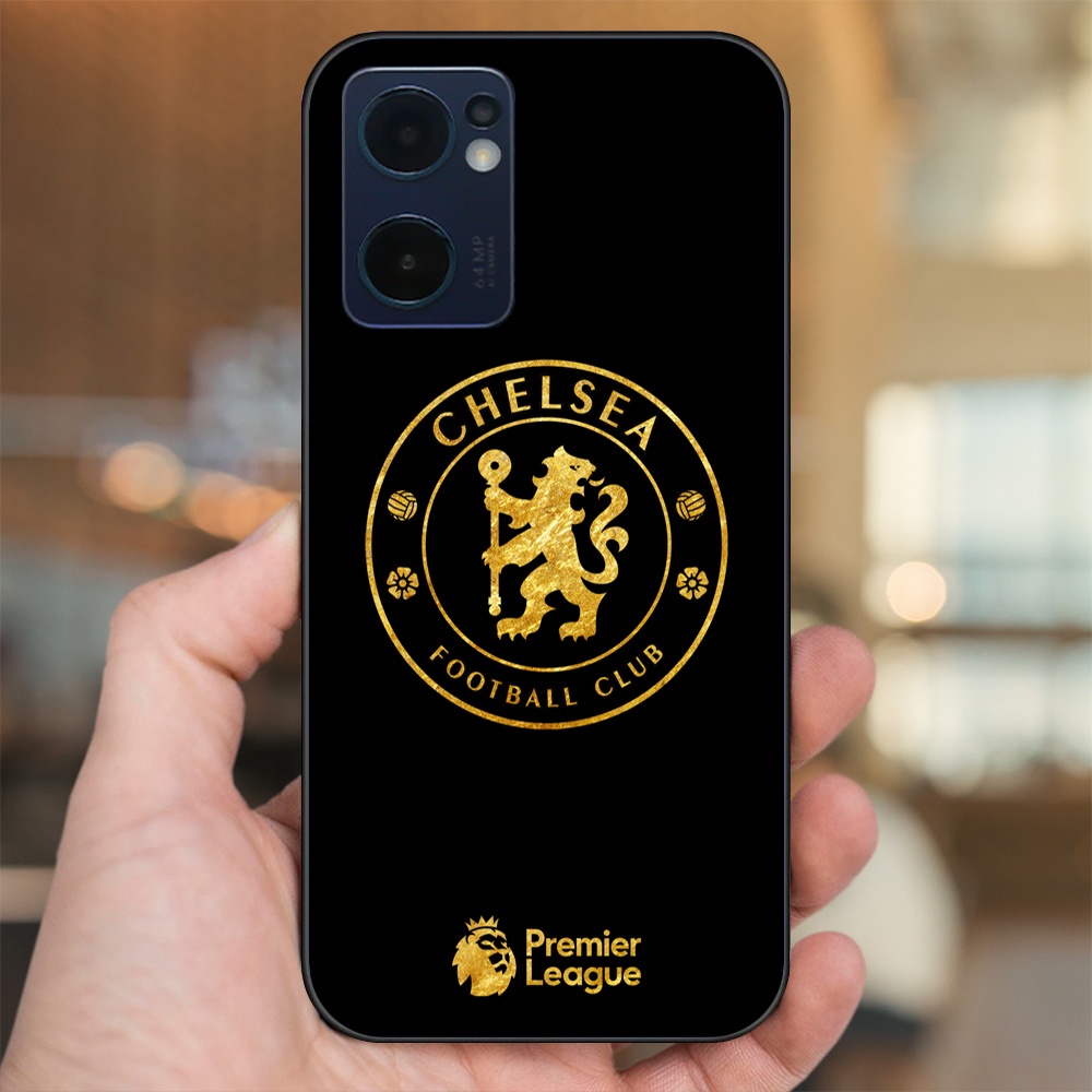 Ốp lưng Oppo Reno 7 5G viền đen in hình Chelsea FC