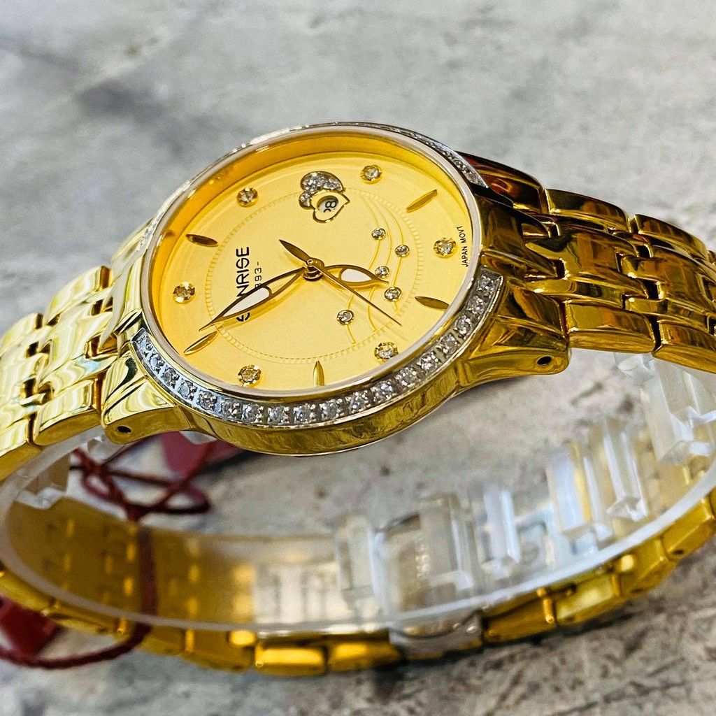 Đồng hồ Sunrise nữ chính hãng Nhật Bản L9804.AA.G.V - kính saphire chống trầy - bảo