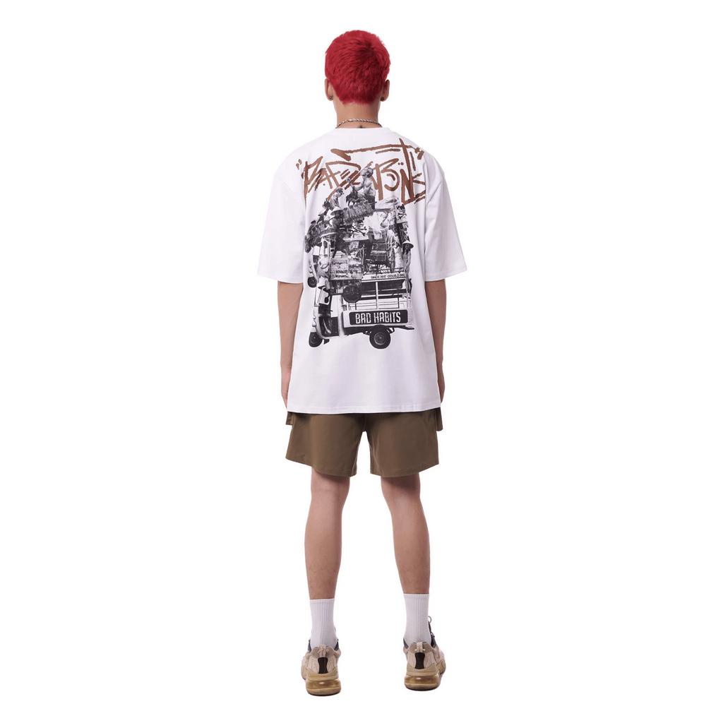 Quần Short Nam Nữ Bad Habits UTILITY BOX POCKET SHORTS TAN - LOCAL BRAND CHÍNH HÃNG.