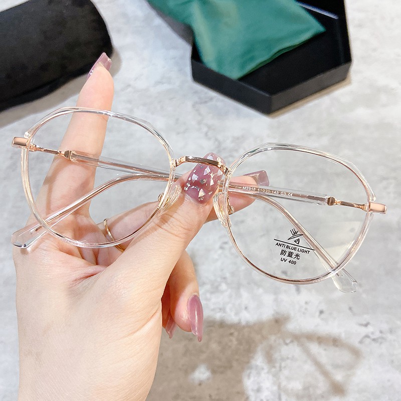 Mắt Kính Gọng Tròn Chống Ánh Sáng Xanh Thời Trang Cho Nam Nữjz2318 | BigBuy360 - bigbuy360.vn