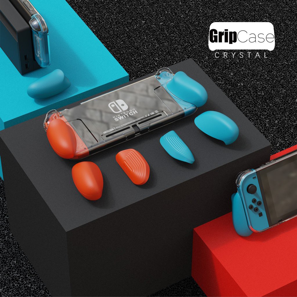 Ốp lưng tay cầm kèm túi đựng cao cấp cho Nintendo Switch chính hãng Skull &amp; Co