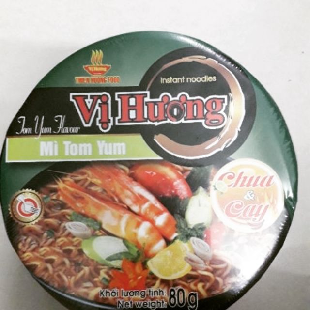 Mì tô Tomyum 80gr (12 tô/1 thùng)