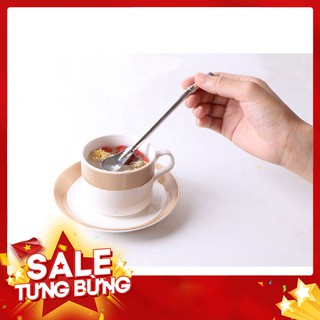 (Giá Rẻ ) Ống hút kiêm muỗng inox - 4944 (Hàng Tốt)
