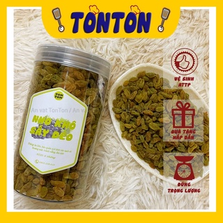 Nho xanh sấy khô, nho khô hàn quốc 300g | TonTon đồ ăn vặt Hà Nội