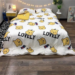 Bộ vỏ chăn ga gối cotton poly nhập khẩu Hàn Quốc( chát chọn mẫu)