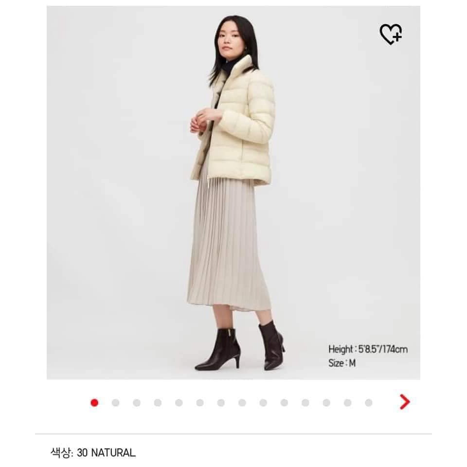 Áo khoác lông vũ siêu nhẹ Uniqlo Nhật