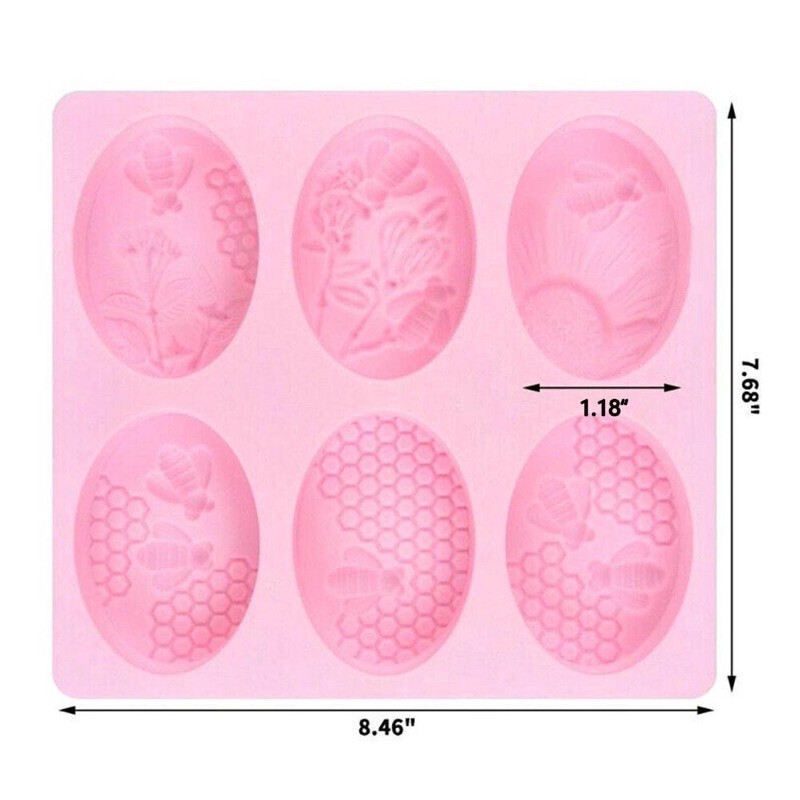 Khuôn làm xà phòng silicon - khuôn xà phòng handmade mật ong - hình con ong