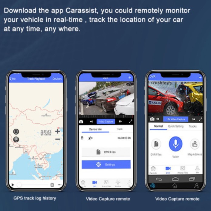Camera hành trình 360 độ dành cho ô tô, gắn gương và taplo của xe. Thương hiệu cao cấp Phisung T88 - Hàng Nhập Khẩu | BigBuy360 - bigbuy360.vn
