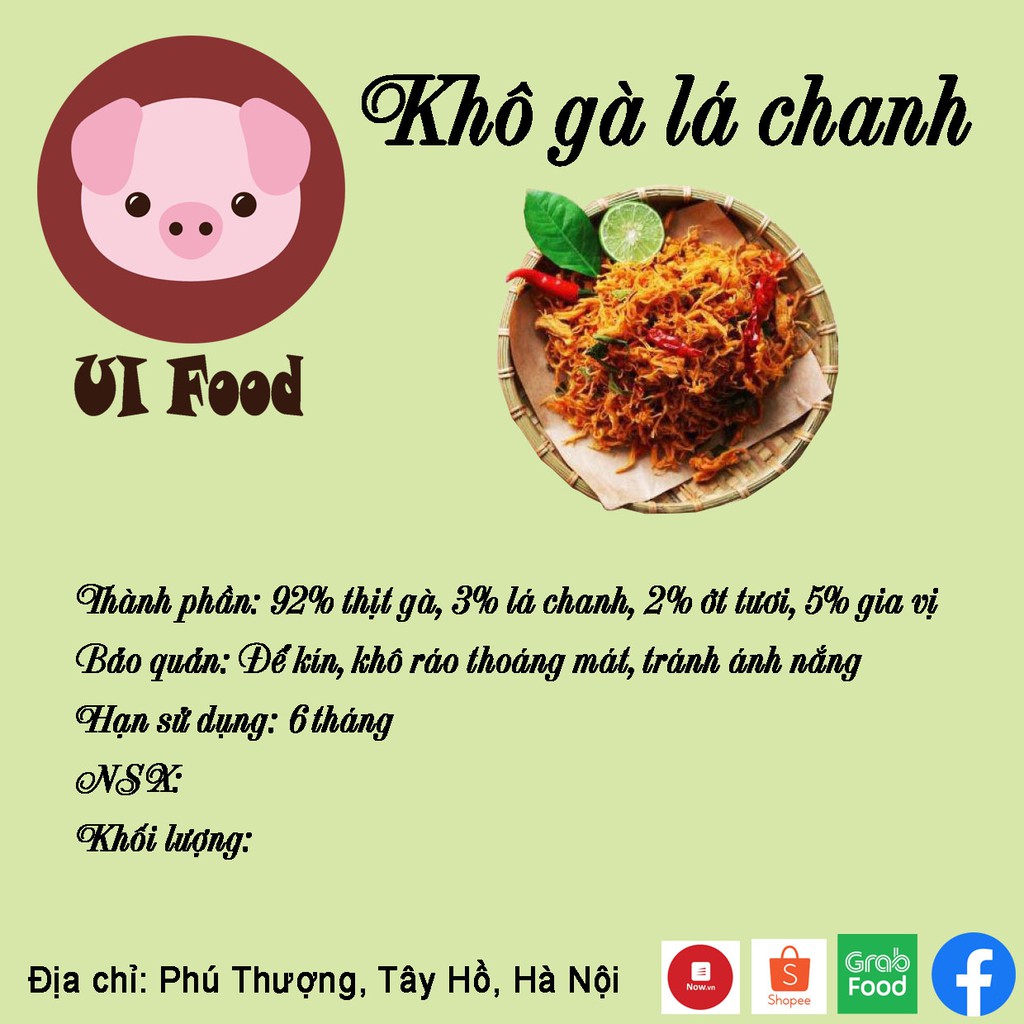100G KHÔ GÀ LÁ CHANH DÙNG THỬ | BigBuy360 - bigbuy360.vn