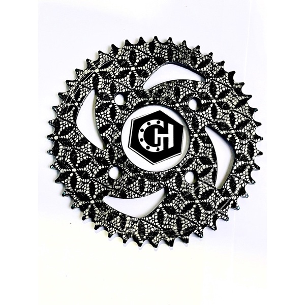 Nhông sên dĩa EXCITER150 42T  - WINNER 44T hoa văn thương hiệu GH  hàng chất lượng cao