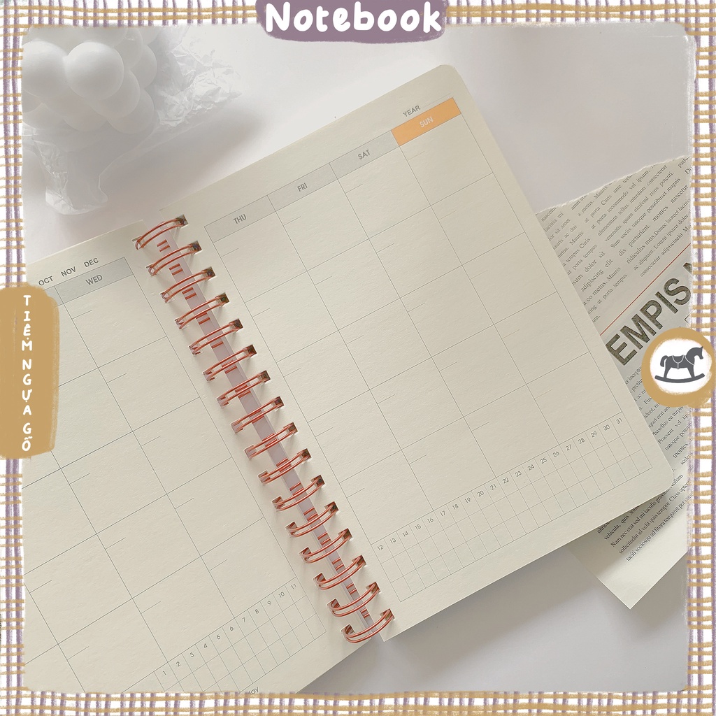 Study Planner For 100 Days Sổ Klong Lên Kế Hoạch Học Tập A5 120 GSM MS 946 – Tiệm Ngựa Gỗ