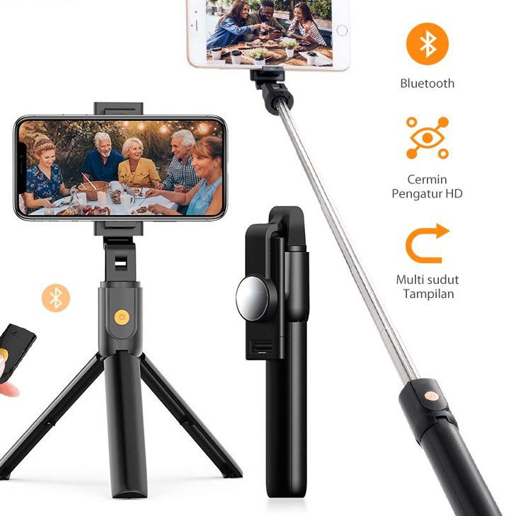 Áo Thun Tay Ngắn Cổ Tròn In Hình Thời Trang Cho Nữ Gậy Chụp Ảnh Tacoo Bluetooth Có Thể Tháo Rời | BigBuy360 - bigbuy360.vn