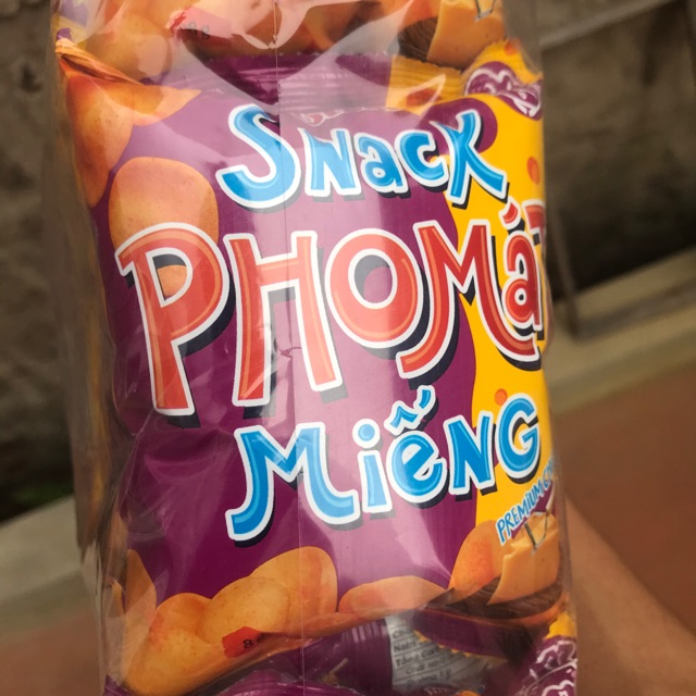 Bimbim Snack CUA VỊ XỐT CHUA NGỌT/ PHÔMAT MIẾNG ( bịch 20 gói