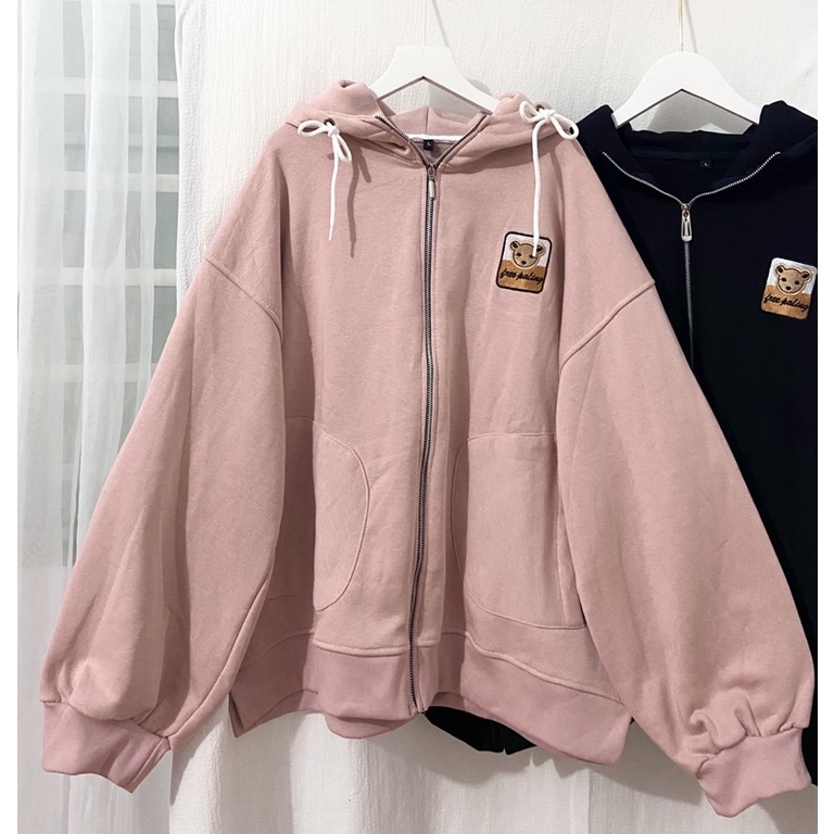 Áo khoác nỉ logo gấu (ảnh thật) | BigBuy360 - bigbuy360.vn