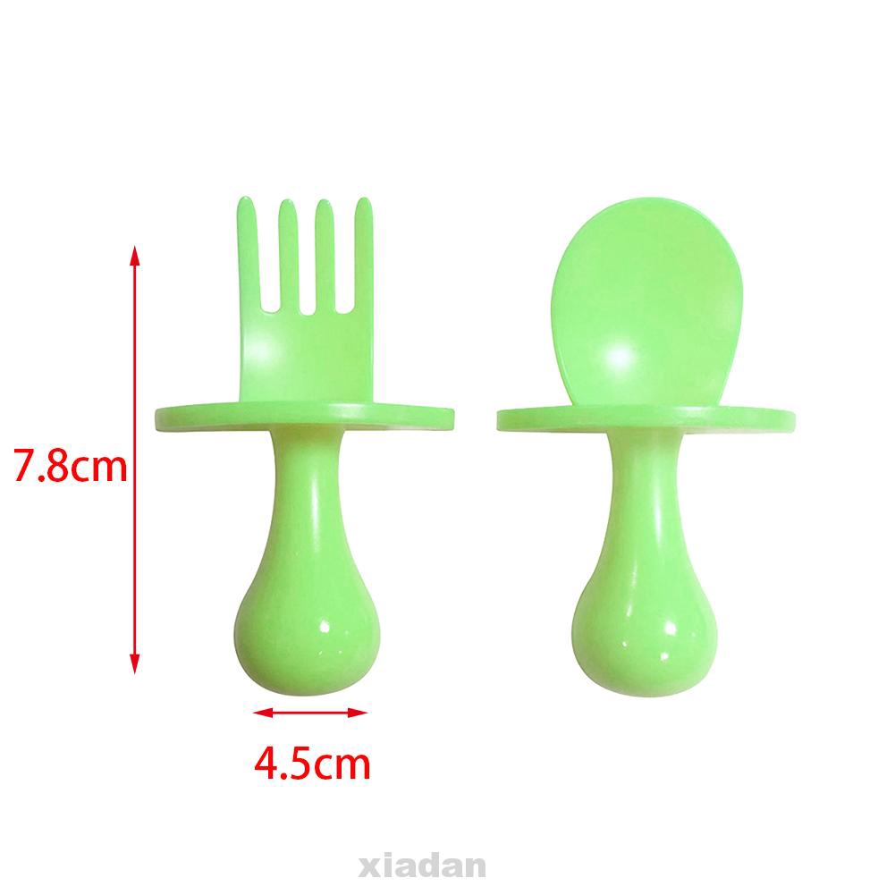 Accessories Baby Training Easy Clean Home Non-toxic Protection Spoon Fork Cutlery Set