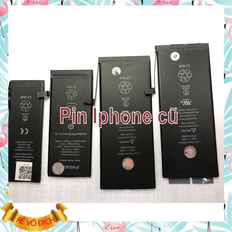 Pin cũ lphone 5 5s 6s 6plus 7 8 7plus 8plus, pin cũ độ chế đồ chơi DIY. Không bảo hành