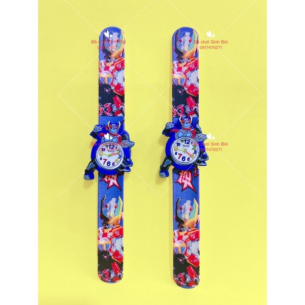 ĐỒNG HỒ TRẺ EM - hình robot siêu nhân
