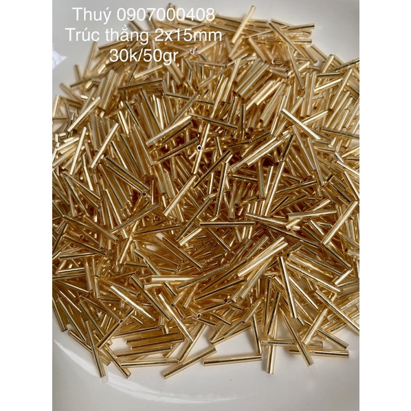 Cườm trúc 2x15mm