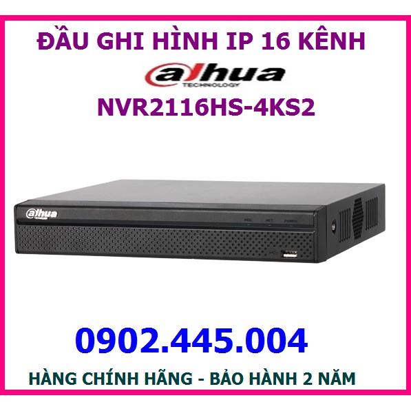 Đầu ghi hình 16 kênh IP Dahua NVR2116HS-4KS2