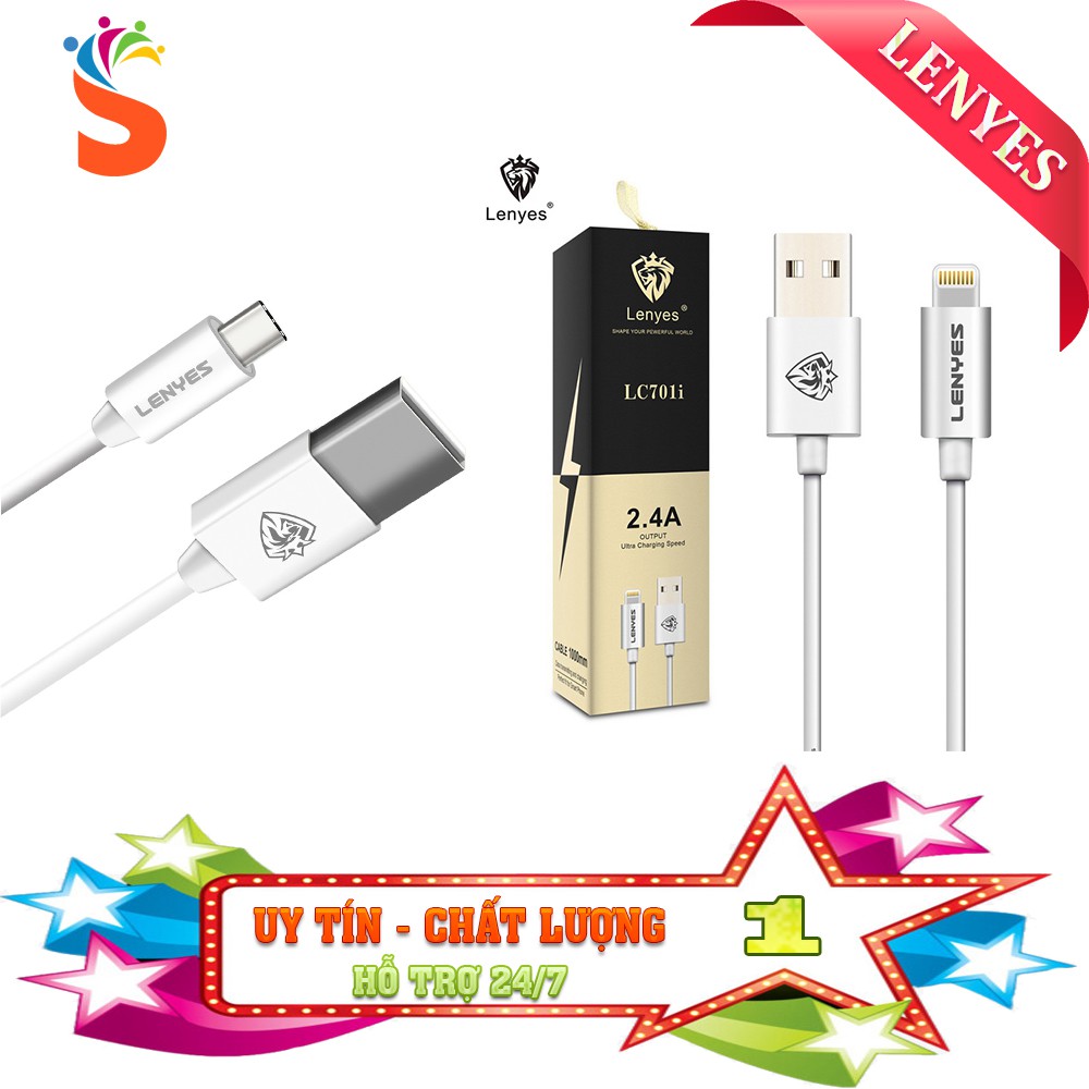 Cáp sạc Lightning Lenyes LC-702I cho Iphone