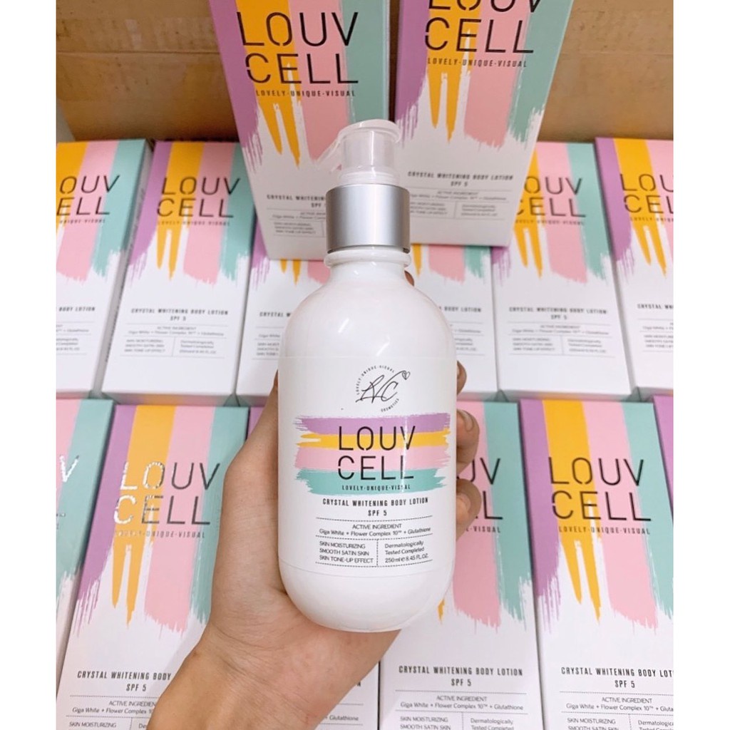 Kem body Louv Cell Crystal SPF5 (250ML)