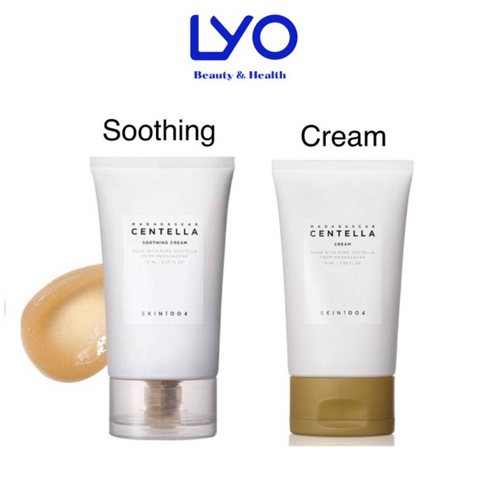 Kem dưỡng Rau Má Skin1004 Madagascar Centella Soothing Cream 75ml chính hãng hàn quốc