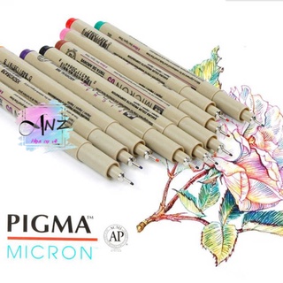 Bút line đi nét, bút vẽ kỹ thuật sakura pigma micron màu