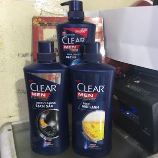 Dầu gội Clear Men 630ml