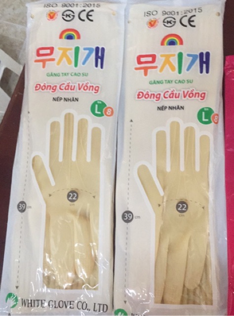 găng tay cao su đông cầu vồng [Đủ size]