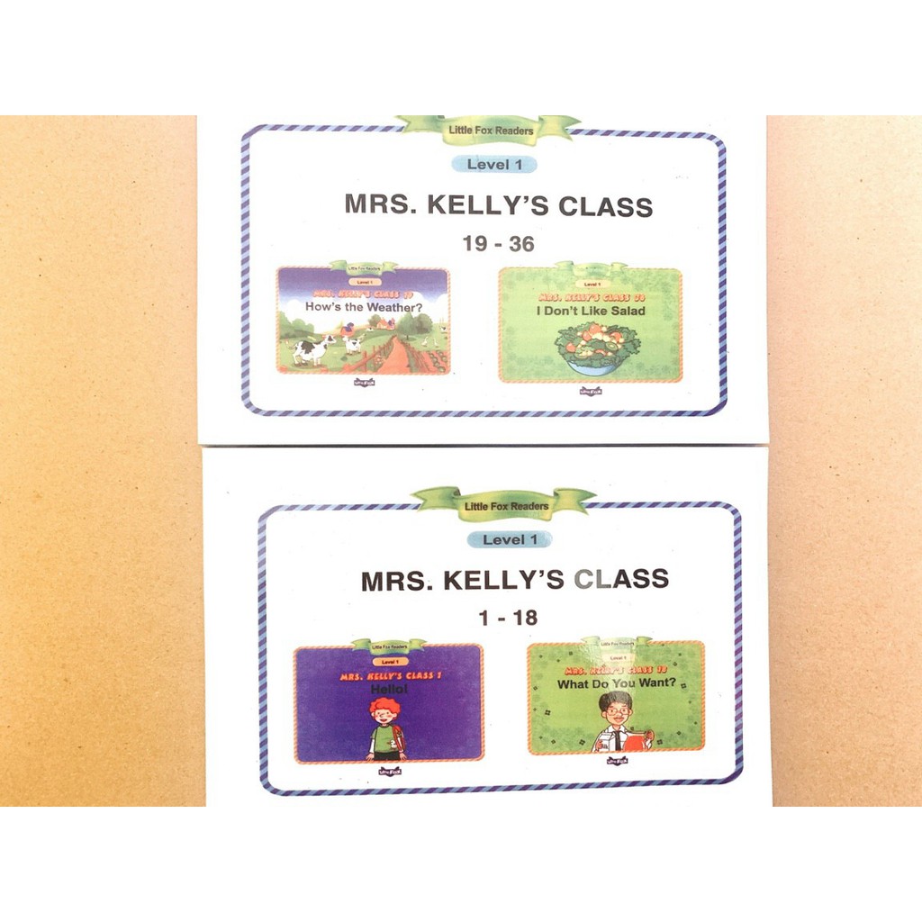 LITTLE FOX Mrs Kelly's Class Level 1 - 36 bài -