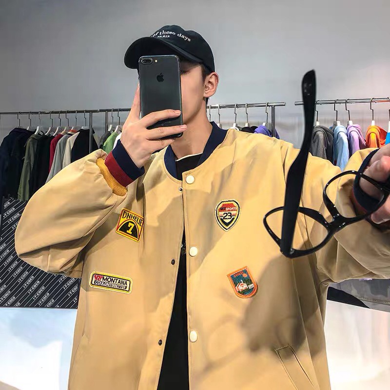 Áo khoác Nỉ bomber unisex bóng chày form rộng Số 7 nam nữ phong cách ulzzang Wind | BigBuy360 - bigbuy360.vn