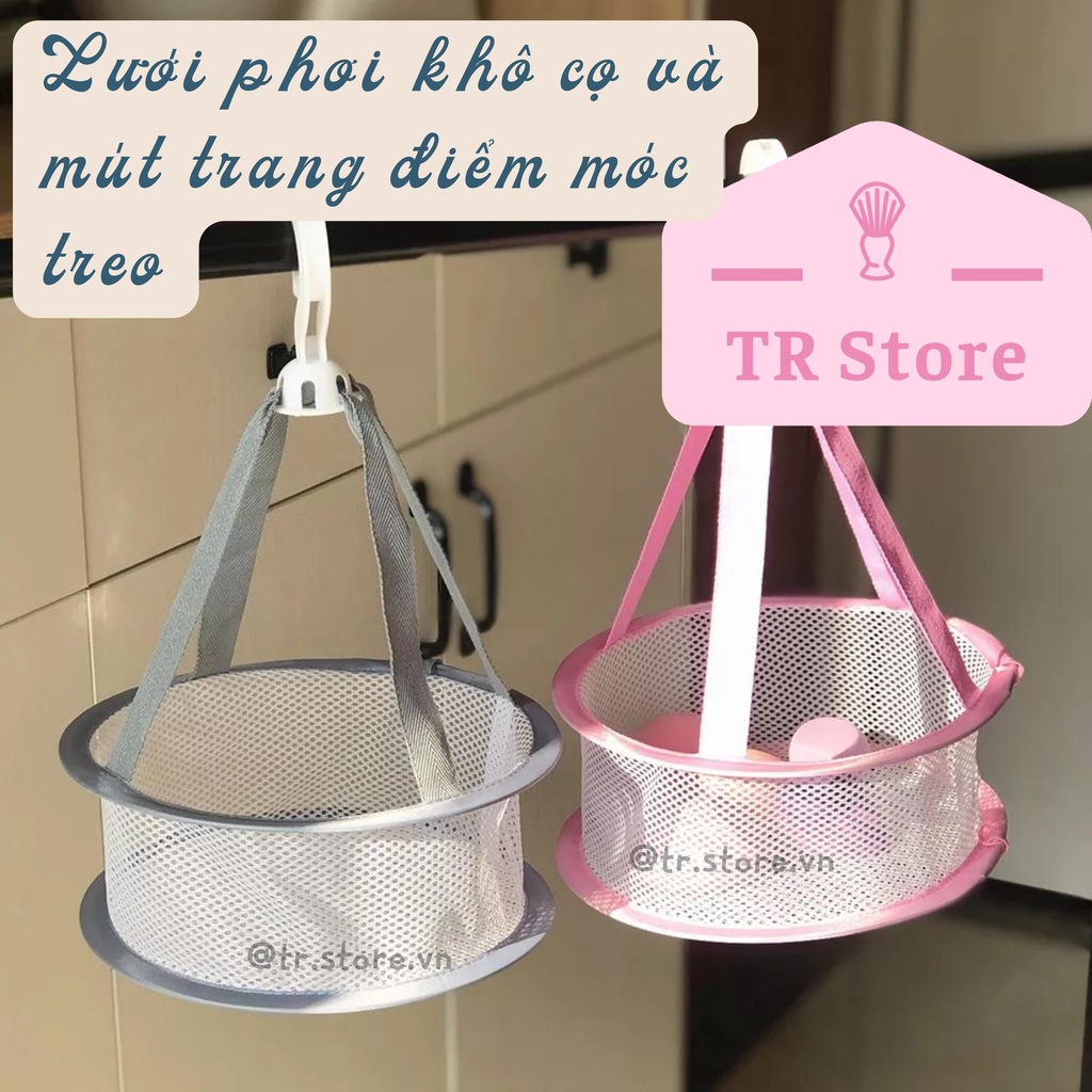 Lưới phơi khô sau vệ sinh cọ và mút trang điểm