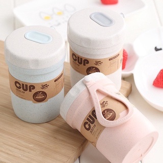 Cốc lúa mạch giữ nhiệt kèm thìa 300ml