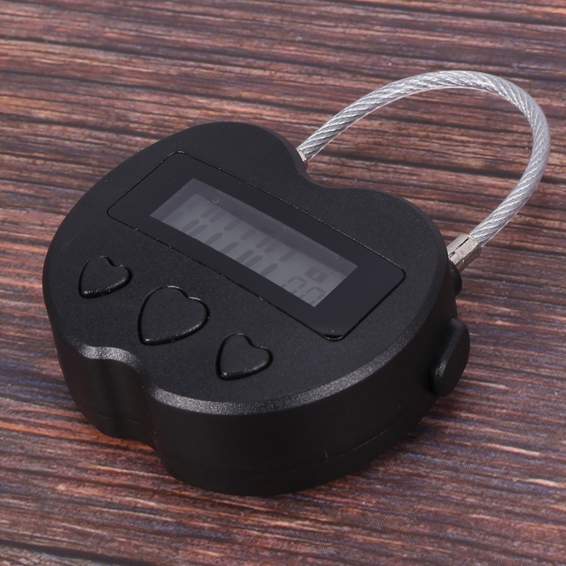 Đồng Hồ Hẹn Giờ Điện Tử Thông Minh Màn Hình LCD Chống Thấm Nước Sạc USB Tiện Dụng Mang Theo Du Lịch