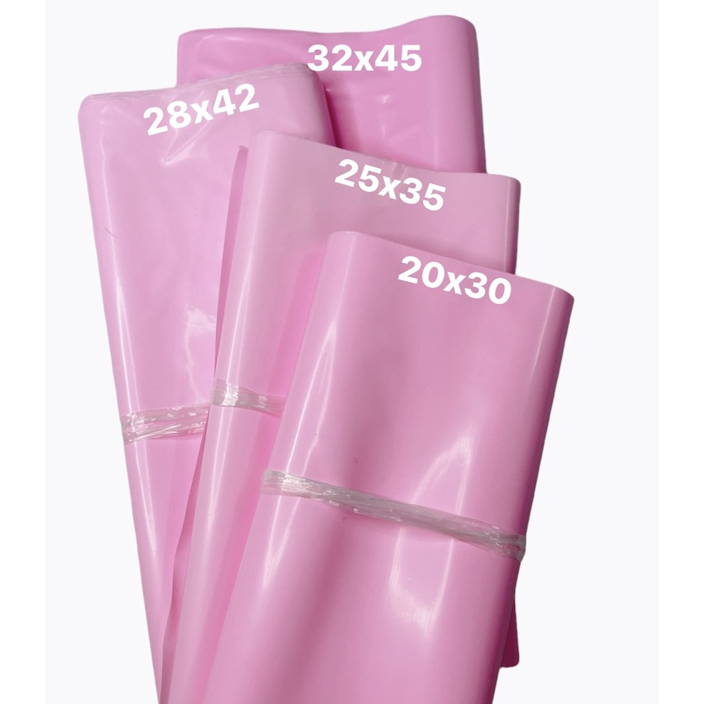 1kg Túi phong Màu Hồng Pastel, băng keo tự dính.