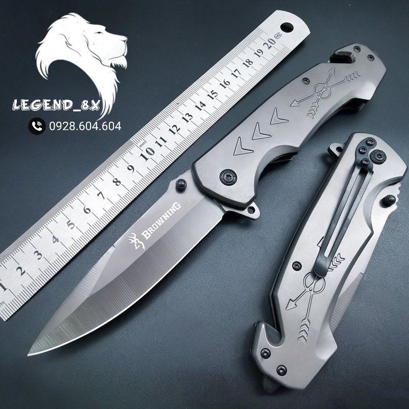 Dao Phượt Browning FA18, Dao Gấp Du Lịch, Đi Rừng, Camping [LEGEND_8X:DP15]